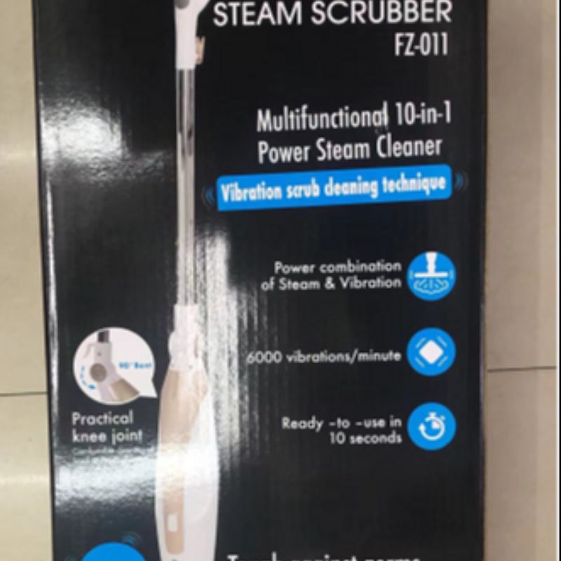 Vibrating steam mop