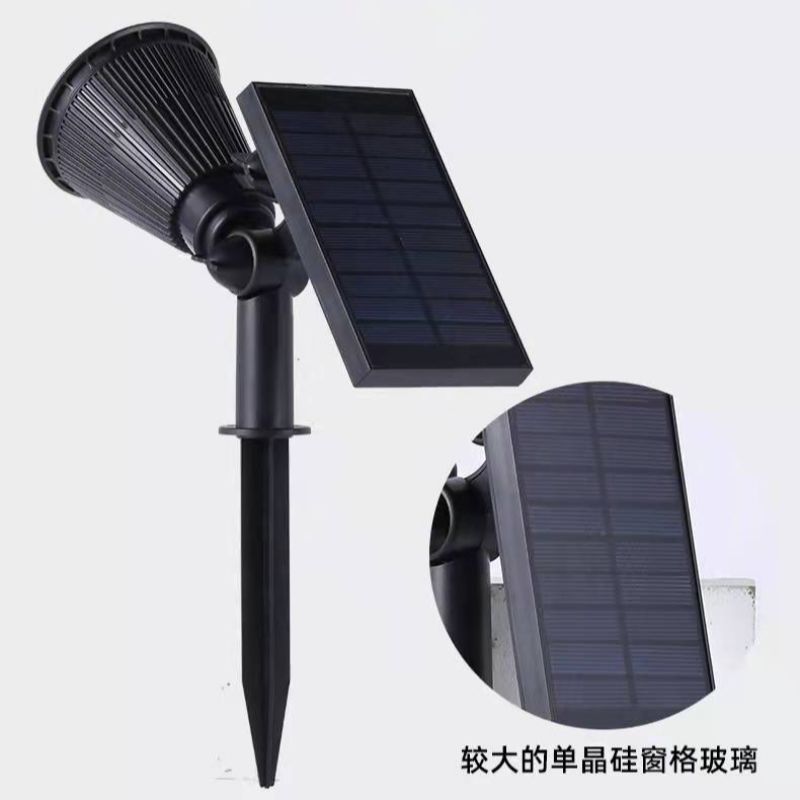 Solar led lawn lights, floodlights, rgb outdoor courtyard atmosphere lights, park wall lights, ground plug landscape lights pic 6