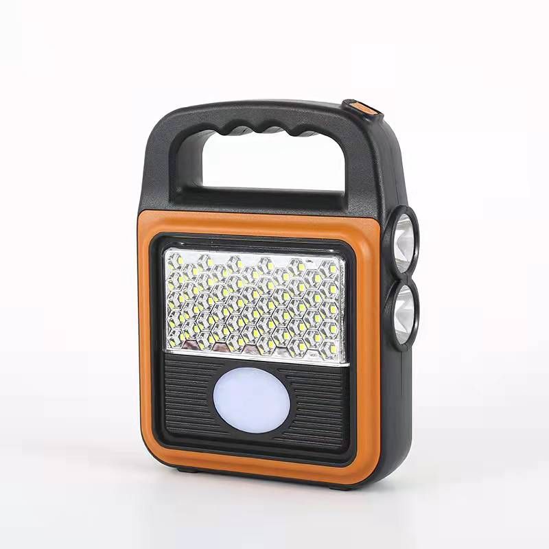 Outdoor LED multi-functional solar floodlight, USB charging high-intensity portable flashlight, COB portable camping flashlight Specification image