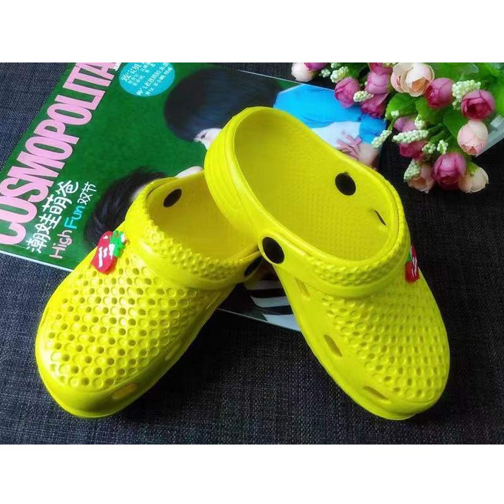 Children's shoes Crocs garden shoes Eva rear strap Specification drawing