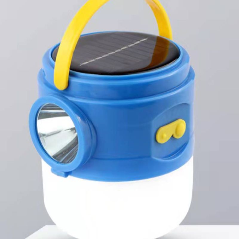 Solar-powered flashlight bulb, outdoor camping lamp, power outage emergency night market LED, multi-functional USB pic 6