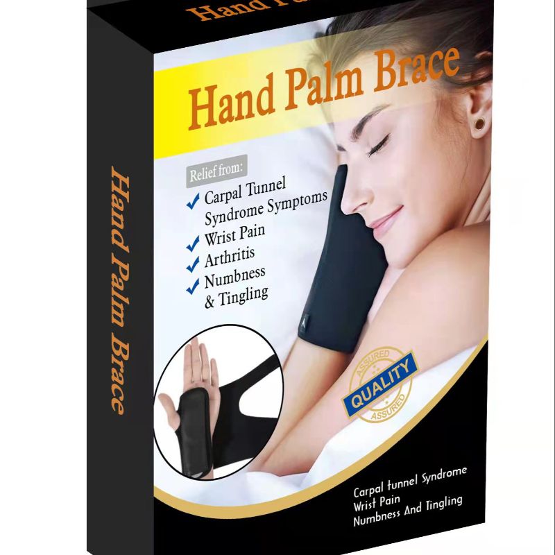 Aluminum strip palm and wrist guard (single piece)