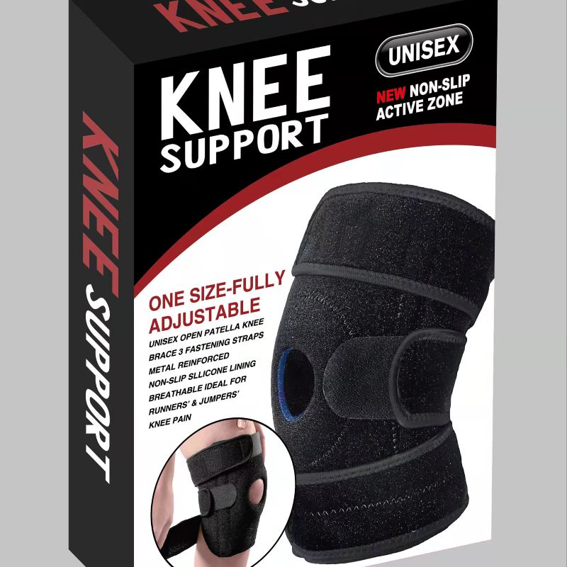 Three knee pads with aluminum chains (single)