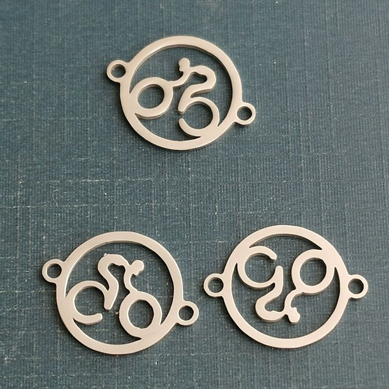 Bicycle bicycle pendant personality bicycle accessories for men and women trend Japanese and Korean accessories bracelet