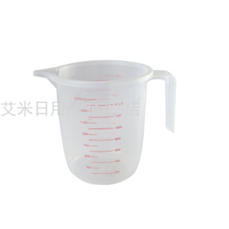 Plastic measuring cup with handle 1500ML large capacity kitchen tool QJ-0206