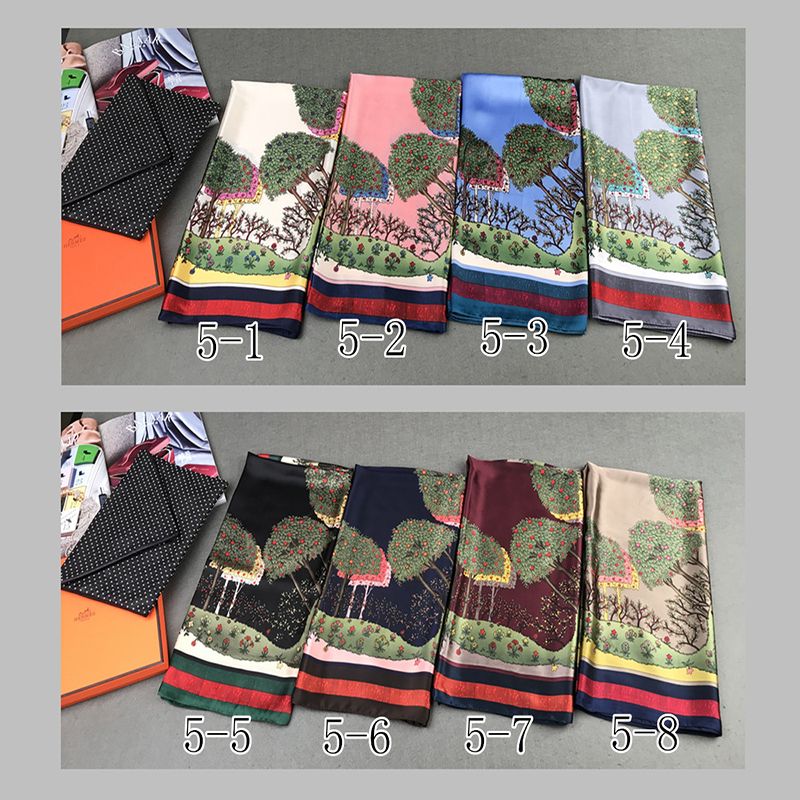 Imitated silk fabric printing kerchief size 90 thumbnail