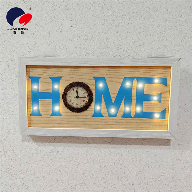 LED相框/墙面装饰相框/带灯装饰相框白底实物图