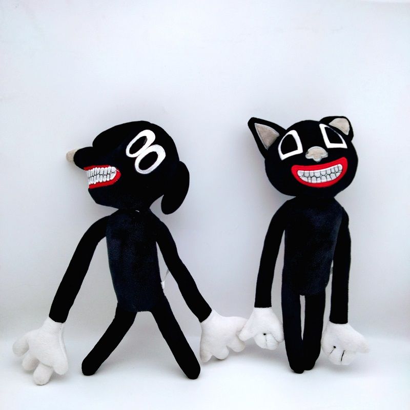 8 inch claw machine doll Black cat black dog shop celebration gift claw machine doll doll 30cm plush toy wholesale
