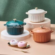 6009 Stainless steel noodle bowl with lid with handle ironing proof insulated lunch box Children's fruit salad bowl ML