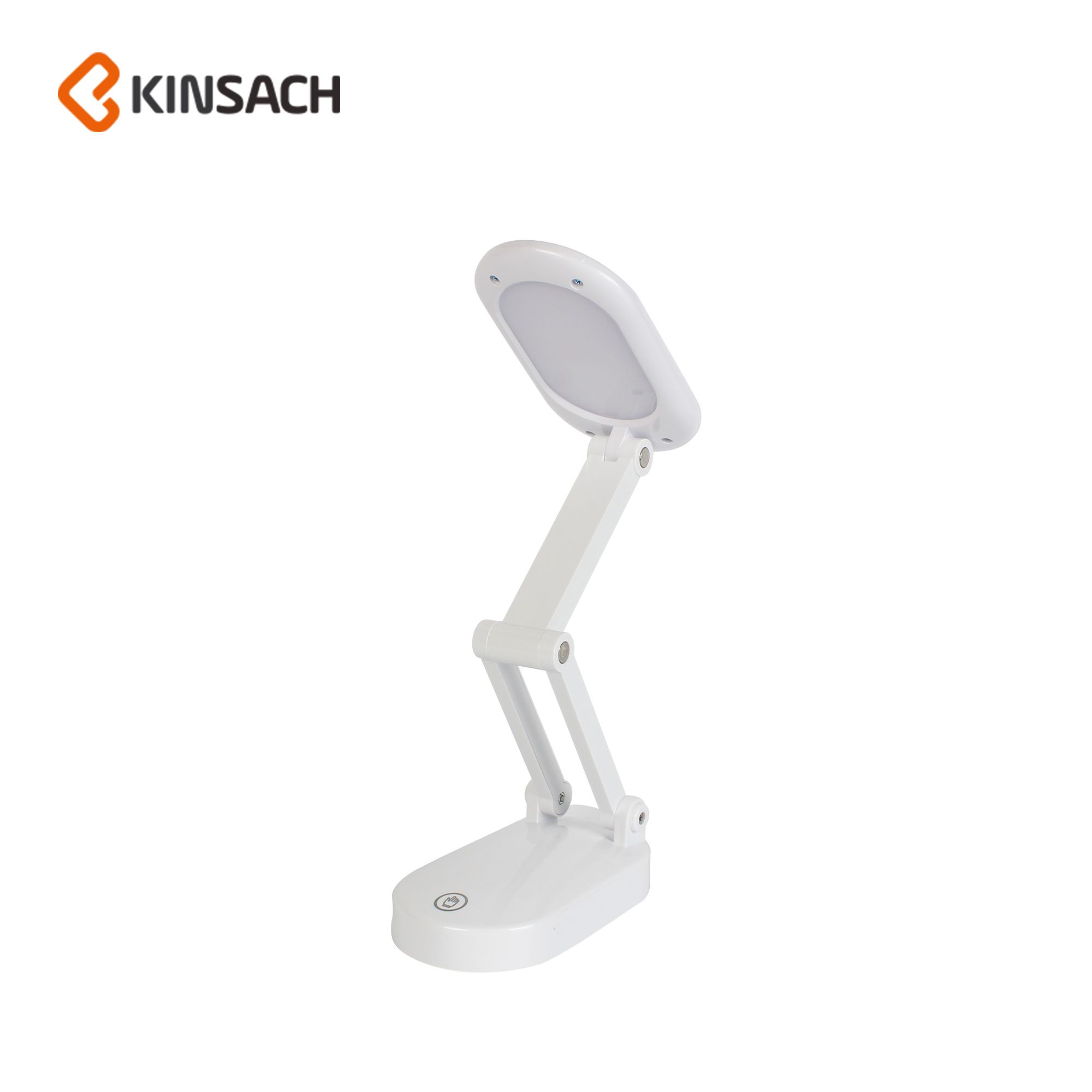 LED multi-section folding table lamp dual-mode endless dimming three-color light source students read LED eye protection small table lamp
