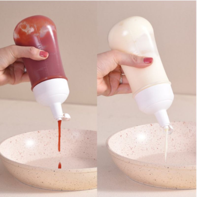 Home salsa de tomate ensalada botella extruida 350ML comercio exterior Specification image