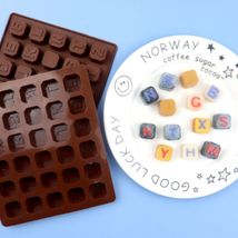 26个英文字母硅胶巧克力模具外贸