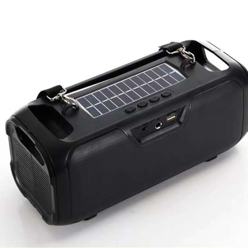 	JZ002新款太阳能充电手电筒蓝牙音响收音机麦克风孔户外非洲爆款蓝牙音箱详情图4
