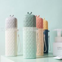ML-8151 new creative Rhomboid portable dental kit box with cover toothbrush cover outside the dental kit storage box