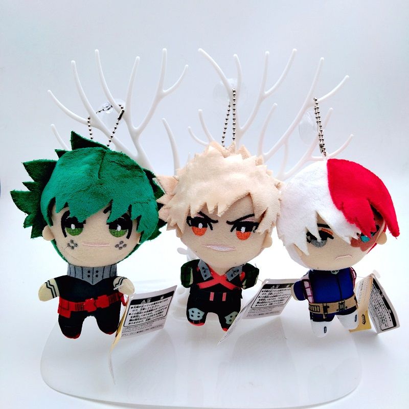Cartoon cartoon surrounding My Hero Academy plush toy Green Valley plush bag pendant keychain