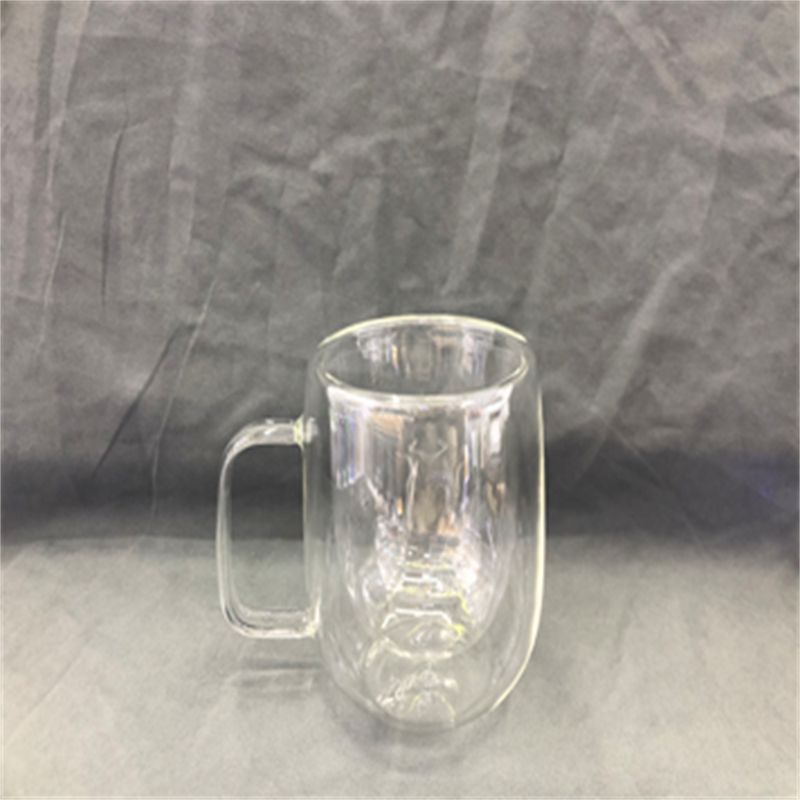 双层茶杯 手工杯   耐热玻璃透明茶杯AC-马克杯/小