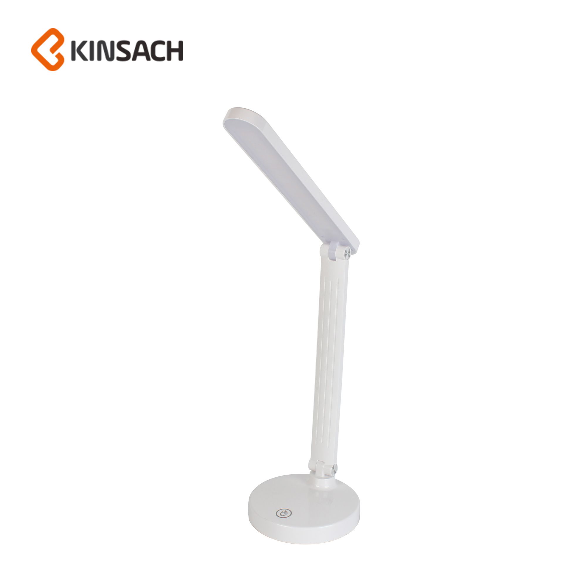 Simple folding table lamp LED charging table lamp dual color light endless dimming charge and plug dual use learn to read eye protection