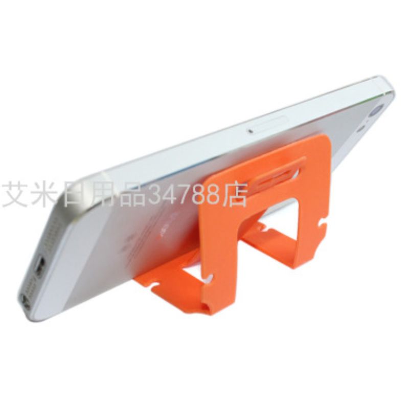 卡片式懒人手机支架创意桌面支架手机架 多功能手机支架