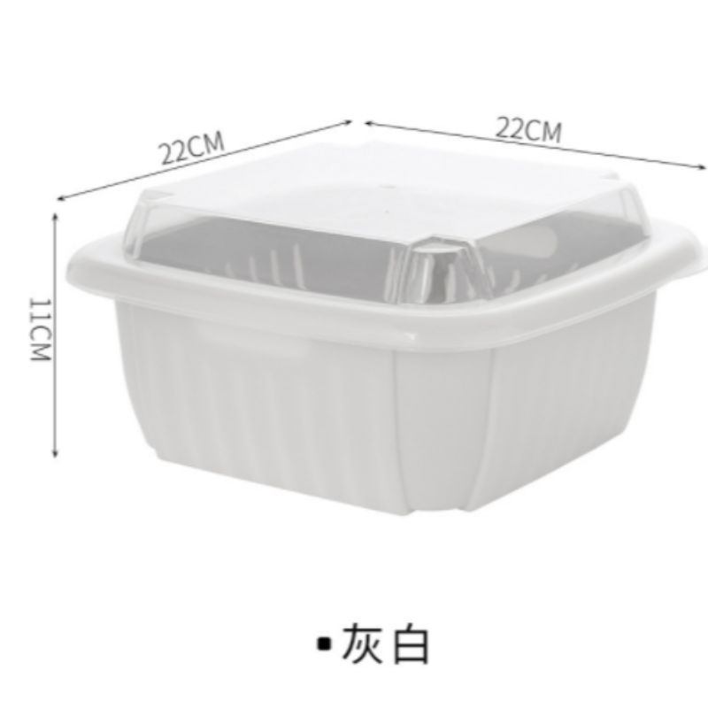 多功能双层沥水篮外贸专供细节图