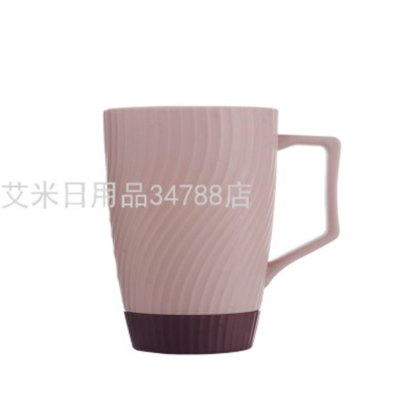 7019 Nordic Wave drinking cup Large cup mouth mouthwash toothbrush cup simple multi-color brushing cup