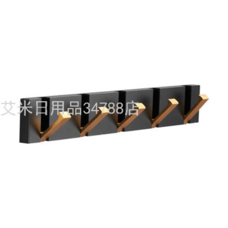 Aluminum alloy non-punching garment hook Creative hidden folding wardrobe garment hook YXGG-01