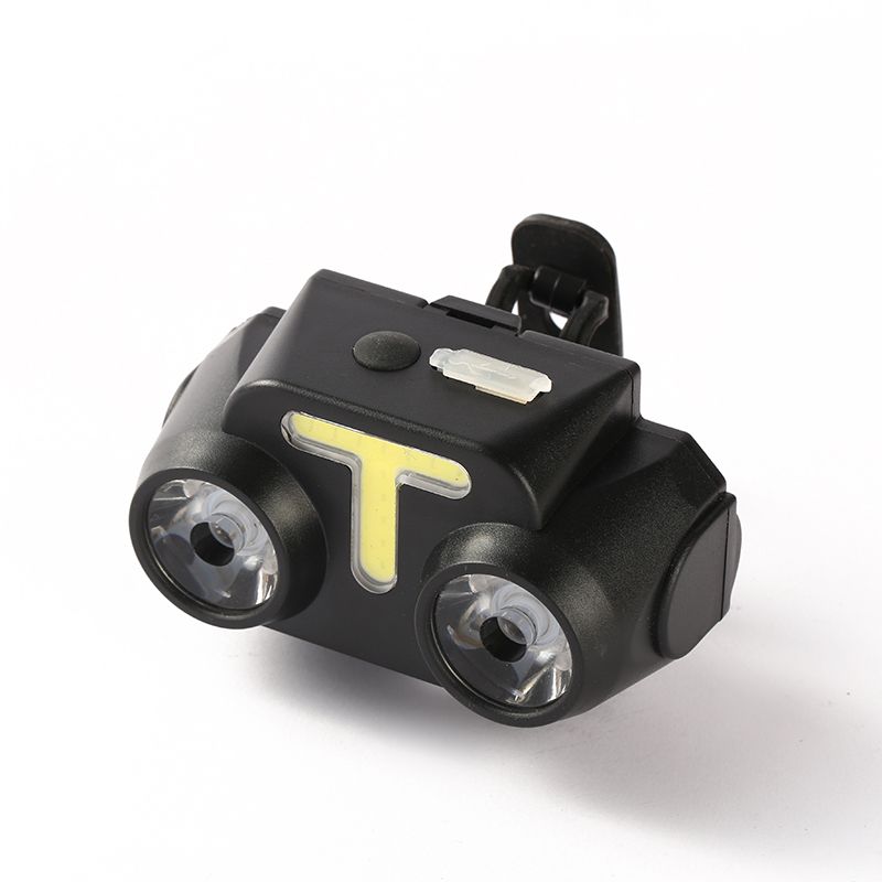 USB接口充电灯cob户外应急头戴式电筒户外野营钓鱼灯现厂家直供