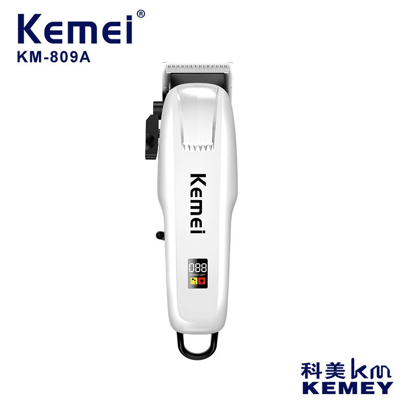 Cross-border manufacturers direct power supply clipper Kemi KM-PG809A hair clipper carbon steel cutting head hair razor