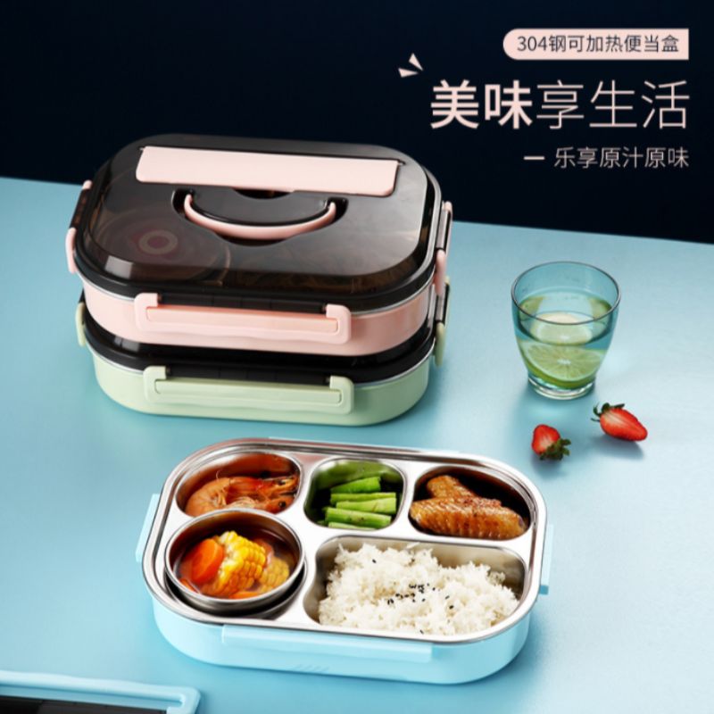 304 stainless steel insulated lunch box foreign trade