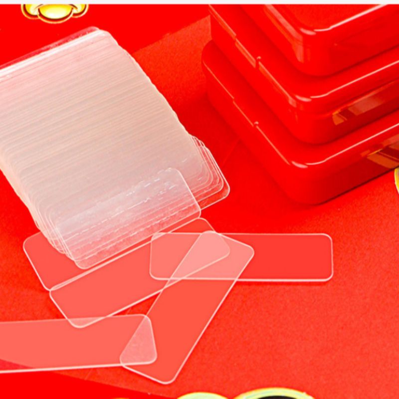 60片盒装双面贴春联粘对联专用无痕胶外贸