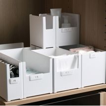 多功能塑料收纳盒日式办公桌面杂物盒外贸专供