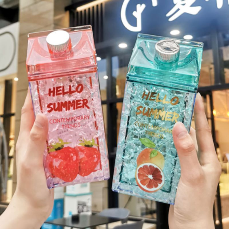 新款双层加厚冰箱制冷保冷杯 430ml外贸
