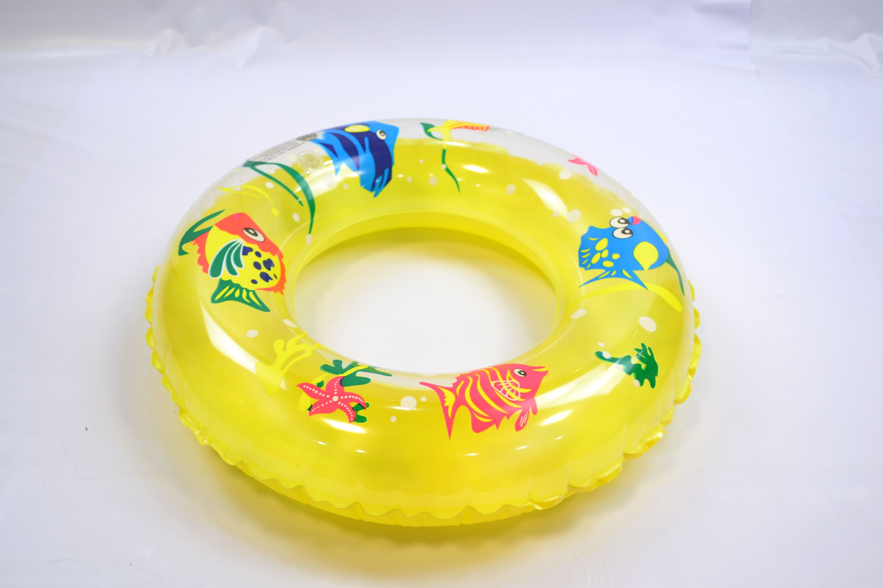pvc mixed-color and mixed-style transparent swimming rings, water products, inflatable toys, children's swimming rings, Hongyu 1 details Picture