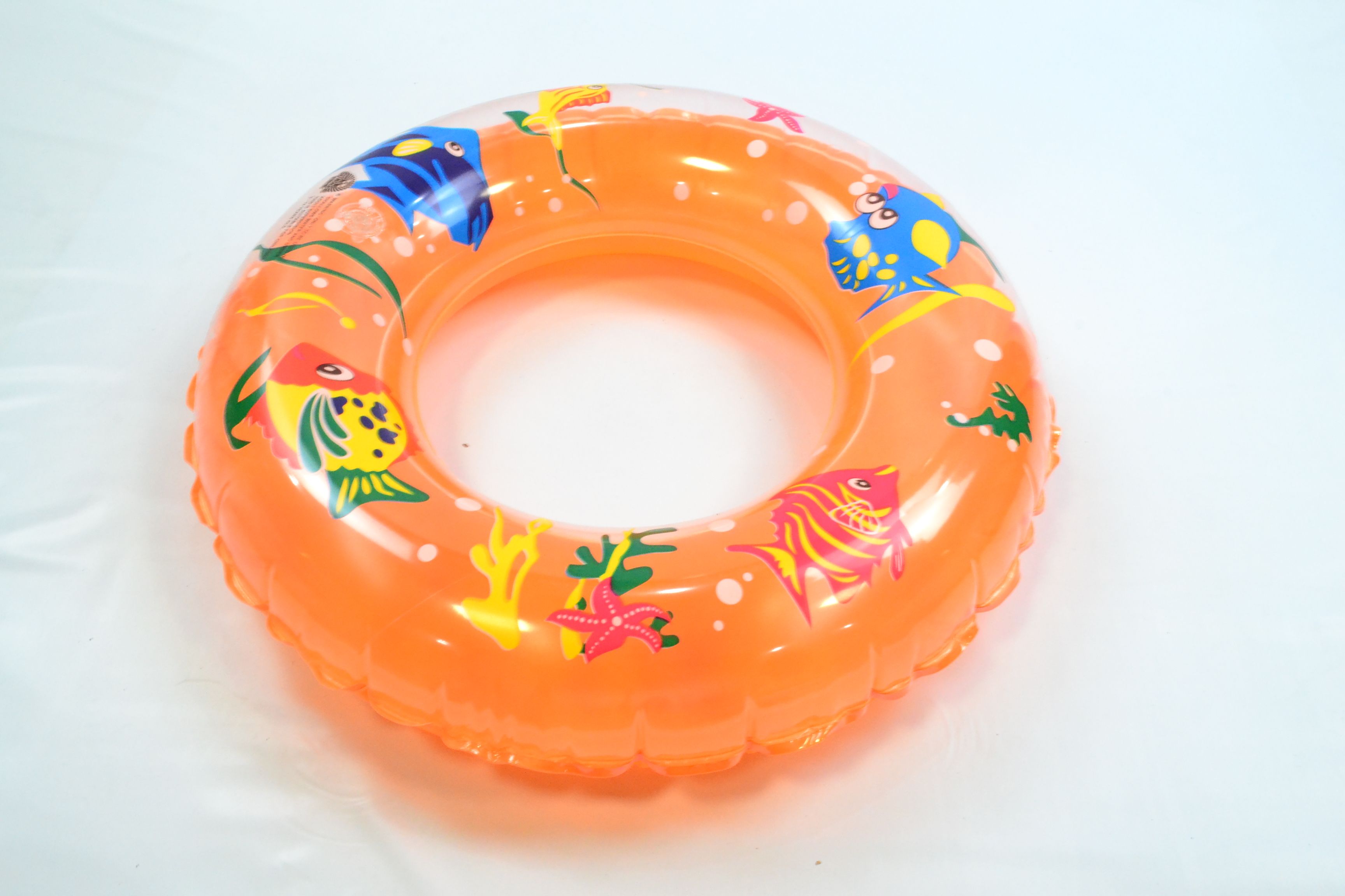 pvc mixed-color and mixed-style transparent swimming rings, water products, inflatable toys, children's swimming rings, Hongyu 1 Specification image