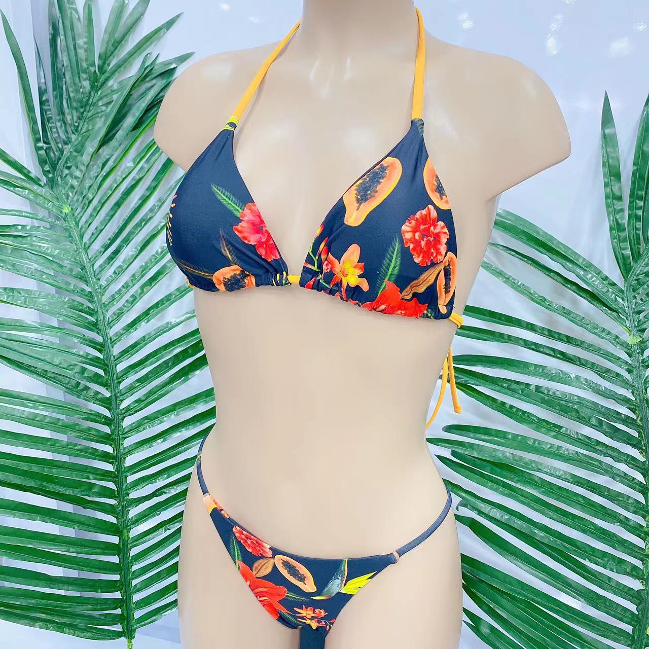 new design Quick shipping Beachwear Swim Dress Sexy adjustable sexy bikini set Wholesale Designer Ladies Two Piece Swim Suit