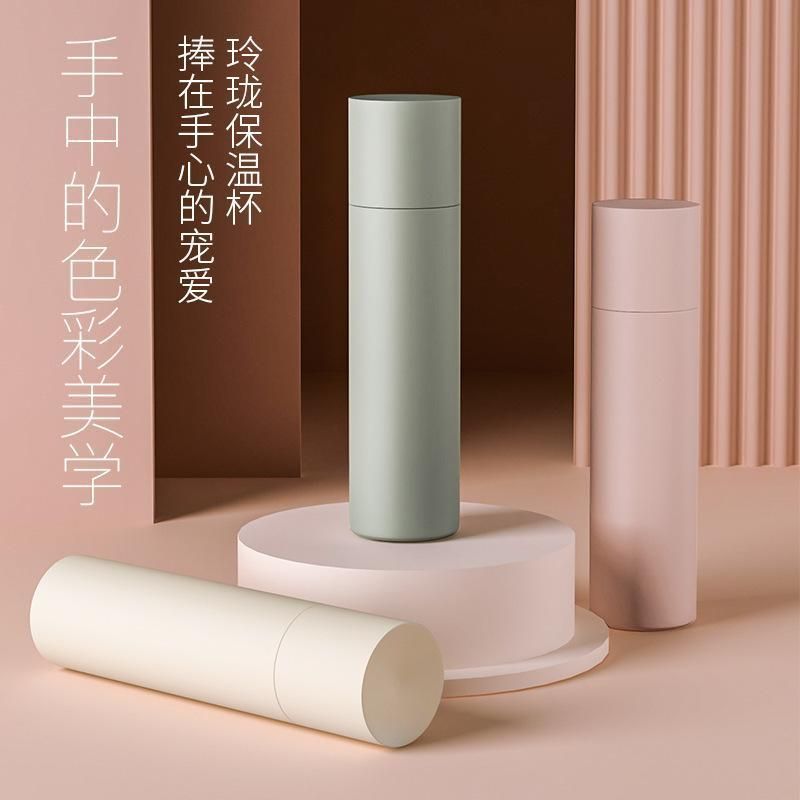 迷你保温杯韩版便携学生磨砂礼品杯镜面内胆保温杯女可印LOGO详情21