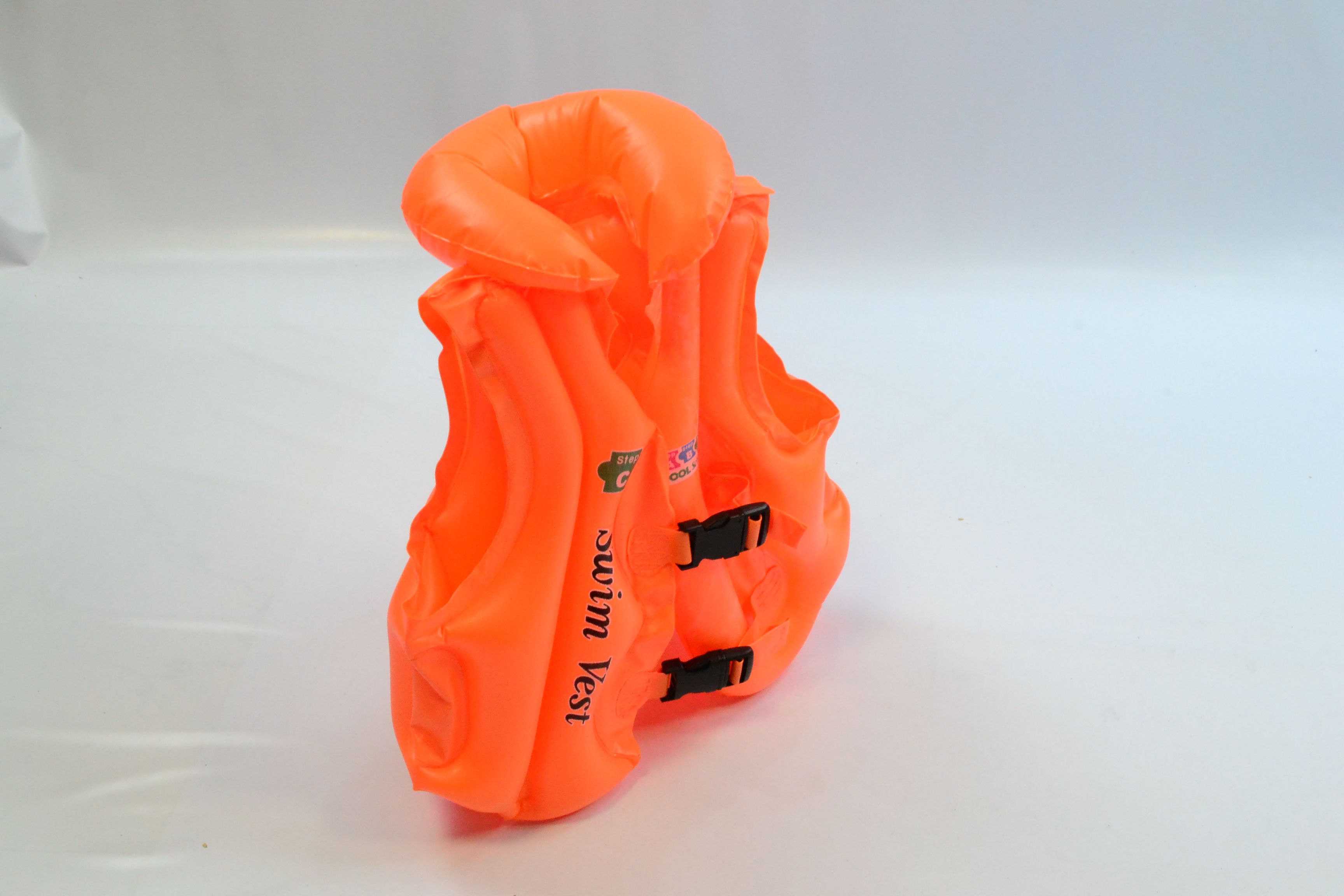 Rainbow Rain Summer Time inflatable life jacket for children and teens 1 Specification drawing