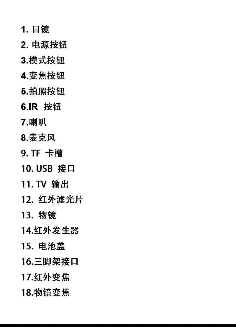 自由虎夜视仪NV380双筒大屏手持夜间望远镜可拍照录像红外夜视仪 pic 13