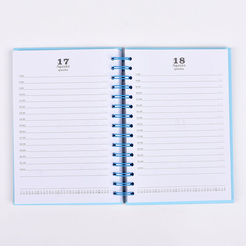 2022 Elastic band Coil Calendar Book Application Scenario