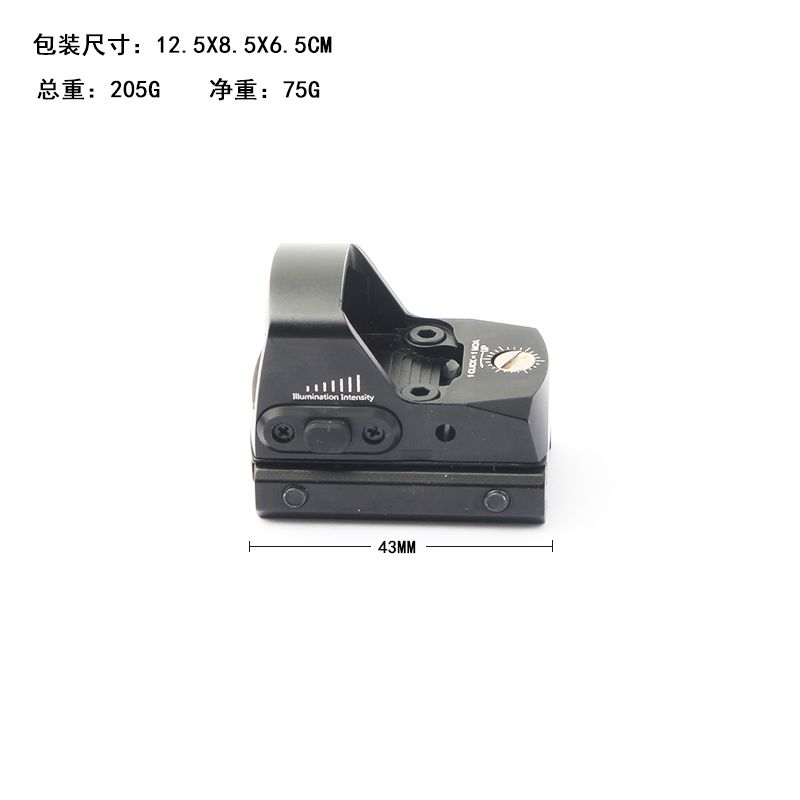 وتثبيت غشاء أحمر معدني كامل مقاوم للزلازل يمكن تعديل تصويب النقاط الحمراء داخل مدار 20 مم Item Picture