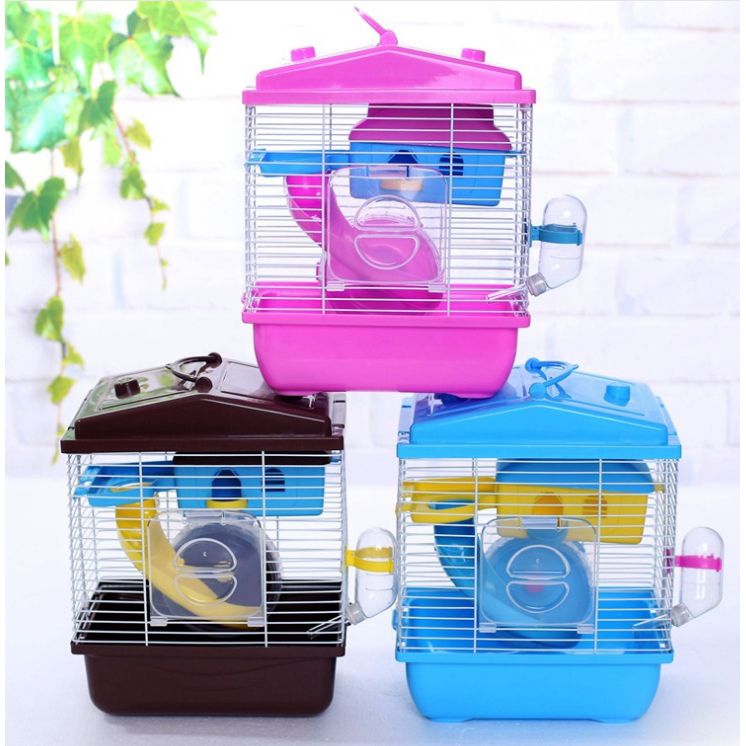 Wholesale Custom Castle Hamster Cage Foldable Carrier Portable Castle Hamster Cage thumbnail