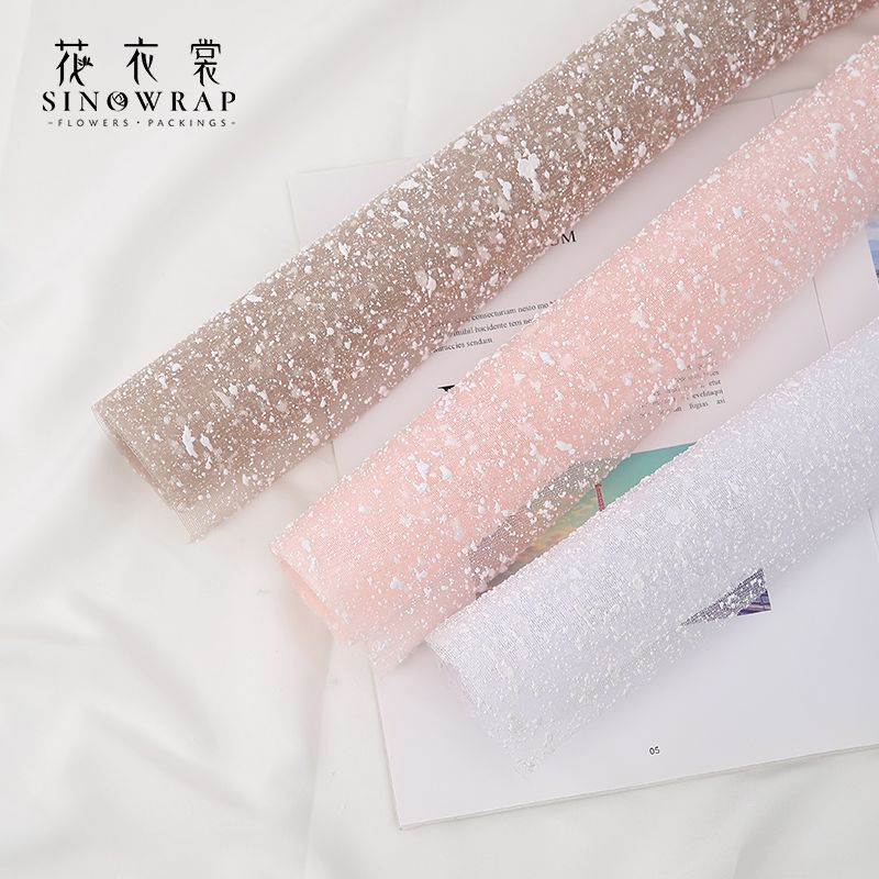 New style of flower dress, sweet sugar gauze, fresh flower bouquet packaging, gauze, Valentine's Day flower shop materials DIY details Picture