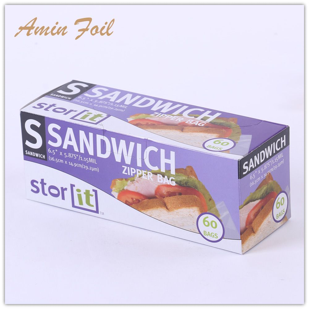 食物密封袋/三明治保鲜袋/可封式保鲜袋产品图
