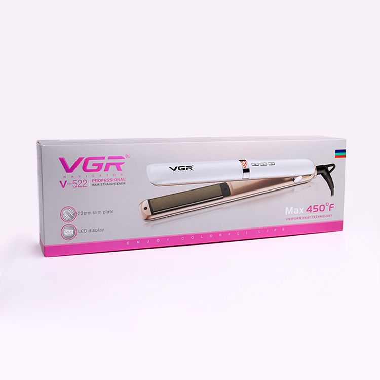 V-522 Negative ion US power generation board, straight hair rod, multi-functional roll, straight dual-purpose, dry and wet dual-purpose, cross-border foreign trade Specification image