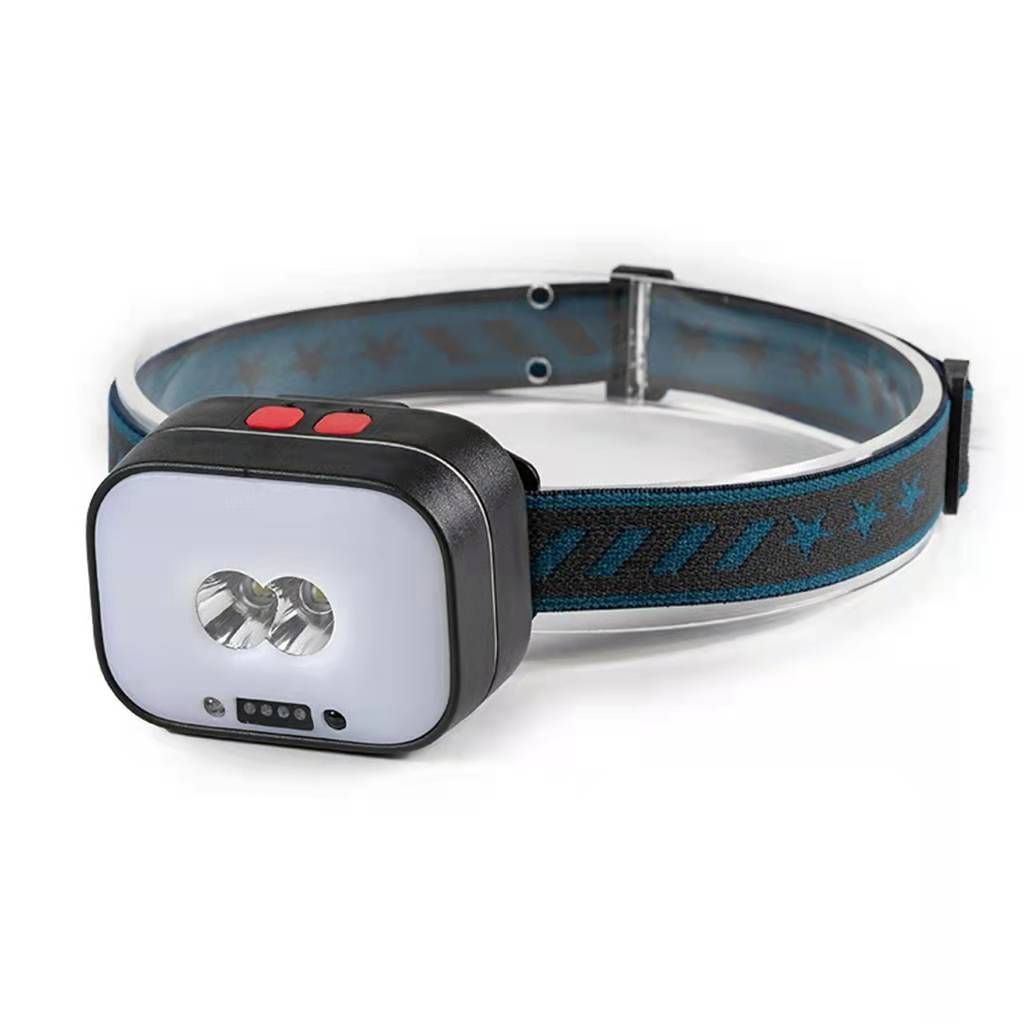 Strong headlight, multi-functional sensor headlight, magnetic hook, maintenance light, emergency light, warning light, fishing light