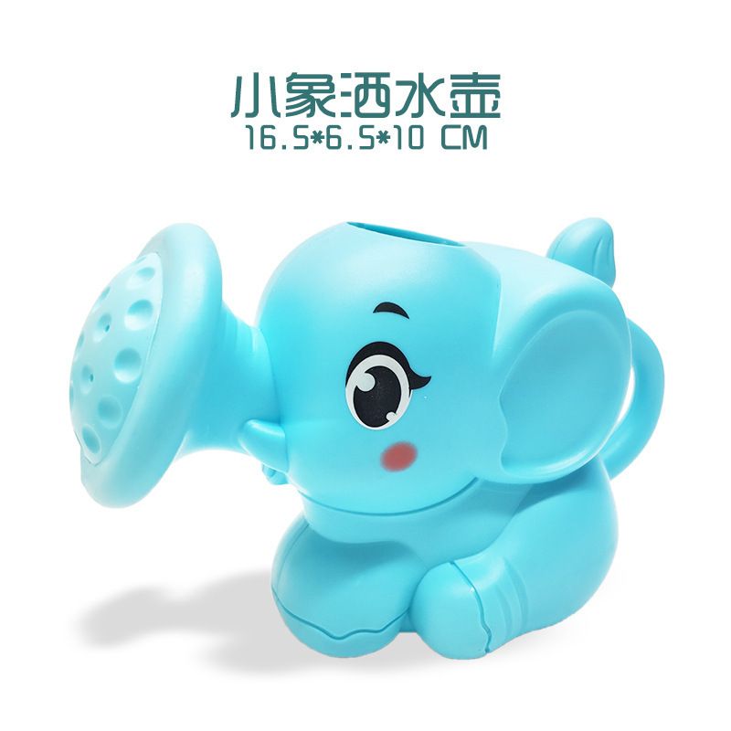Baby bath cartoon elephant shower Bath splash Children's toy Baby elephant splash bottle interactive toy details Picture