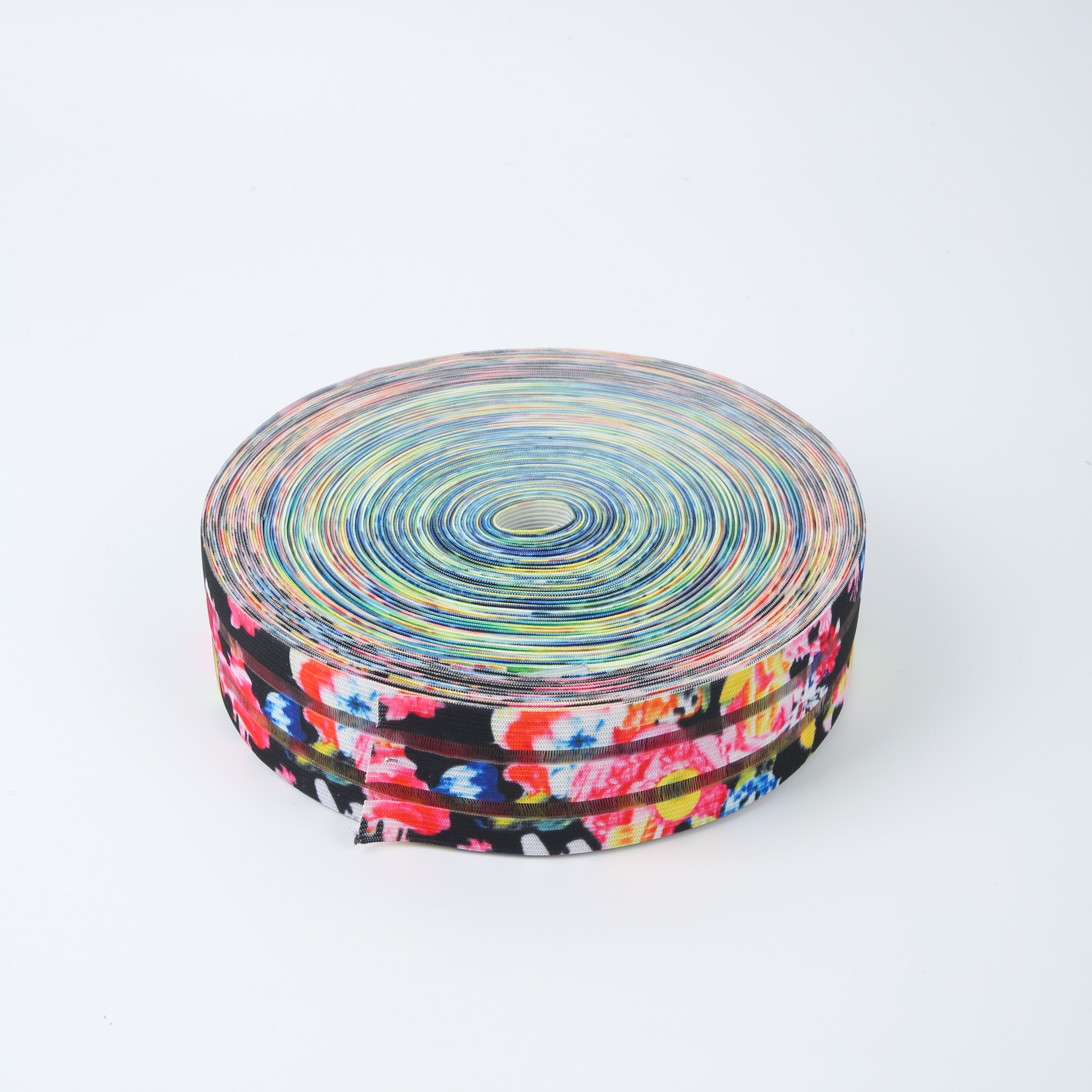 Colorful Print Fish silk printed elastic band 5cm width thumbnail