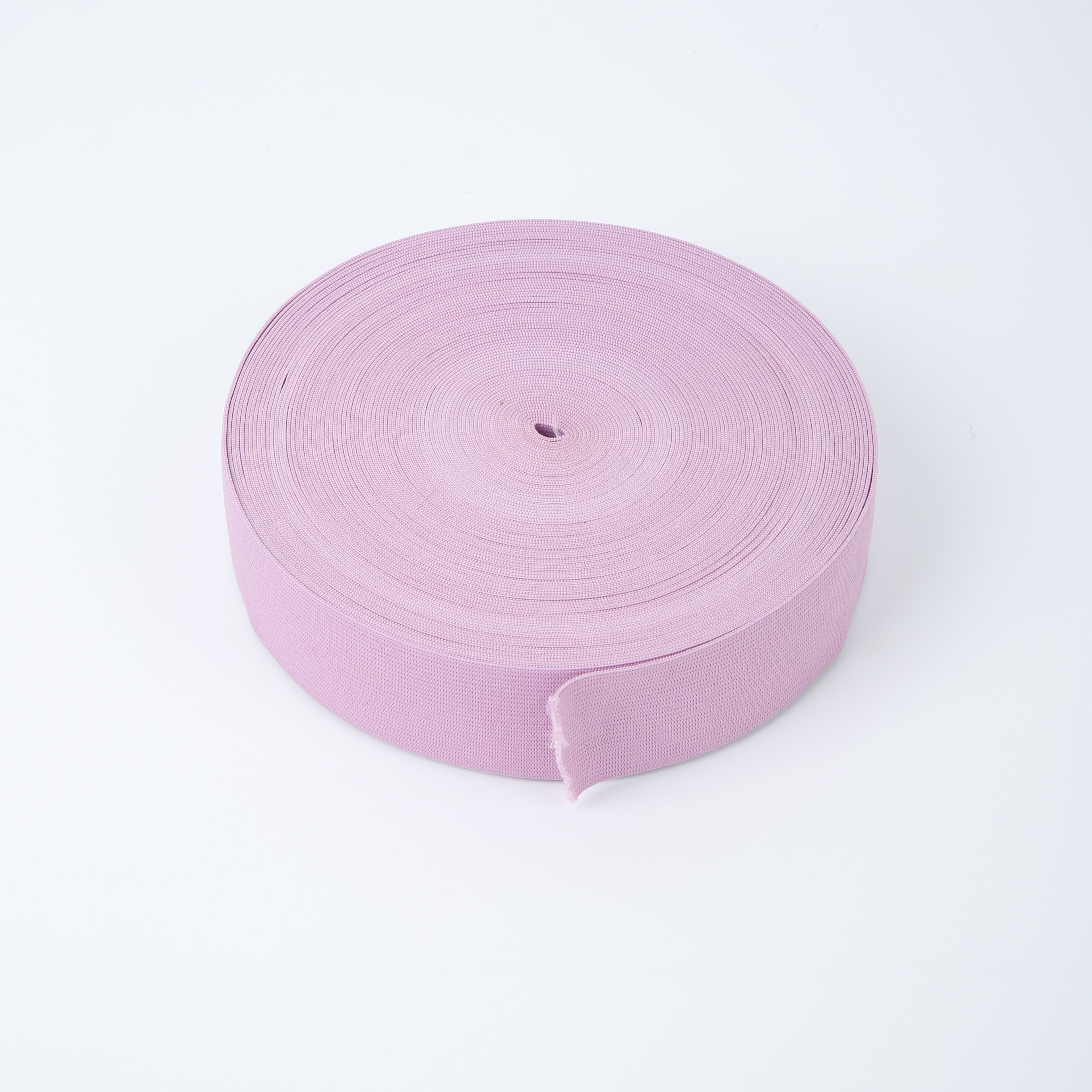  Pink Color Polyester Latex Hooked Elastic thumbnail