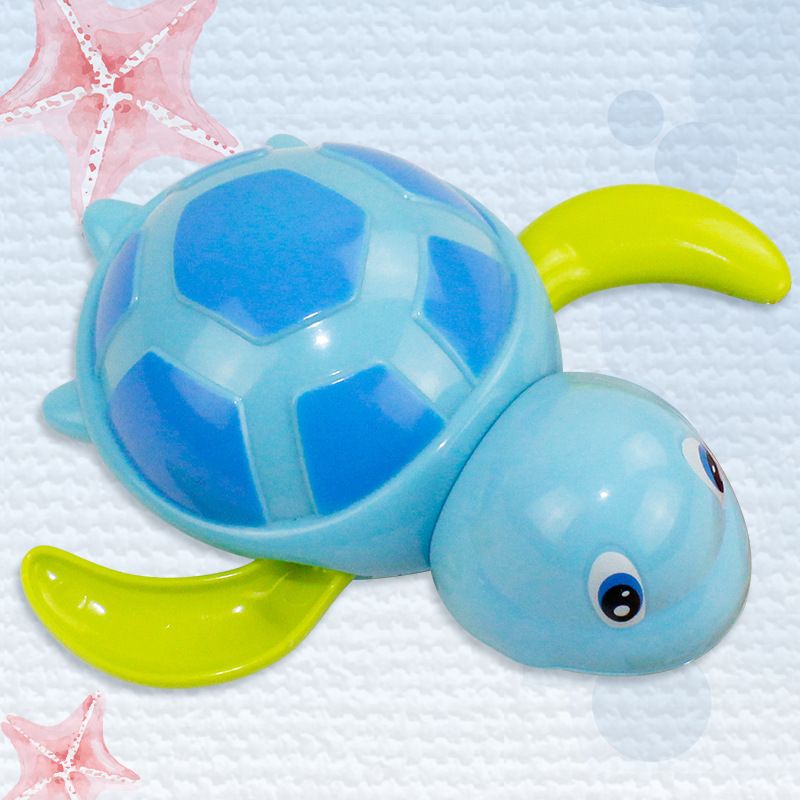 Children's bath and water toy Cool swim baby turtle baby winding up children's bathroom swimming turtle toy Specification drawing