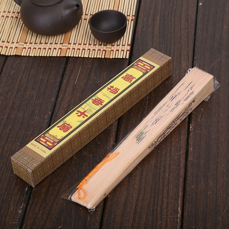 11只彩鹤扇子批发礼品扇禾木扇仿檀香扇带香镂空印花带扇盒产品图