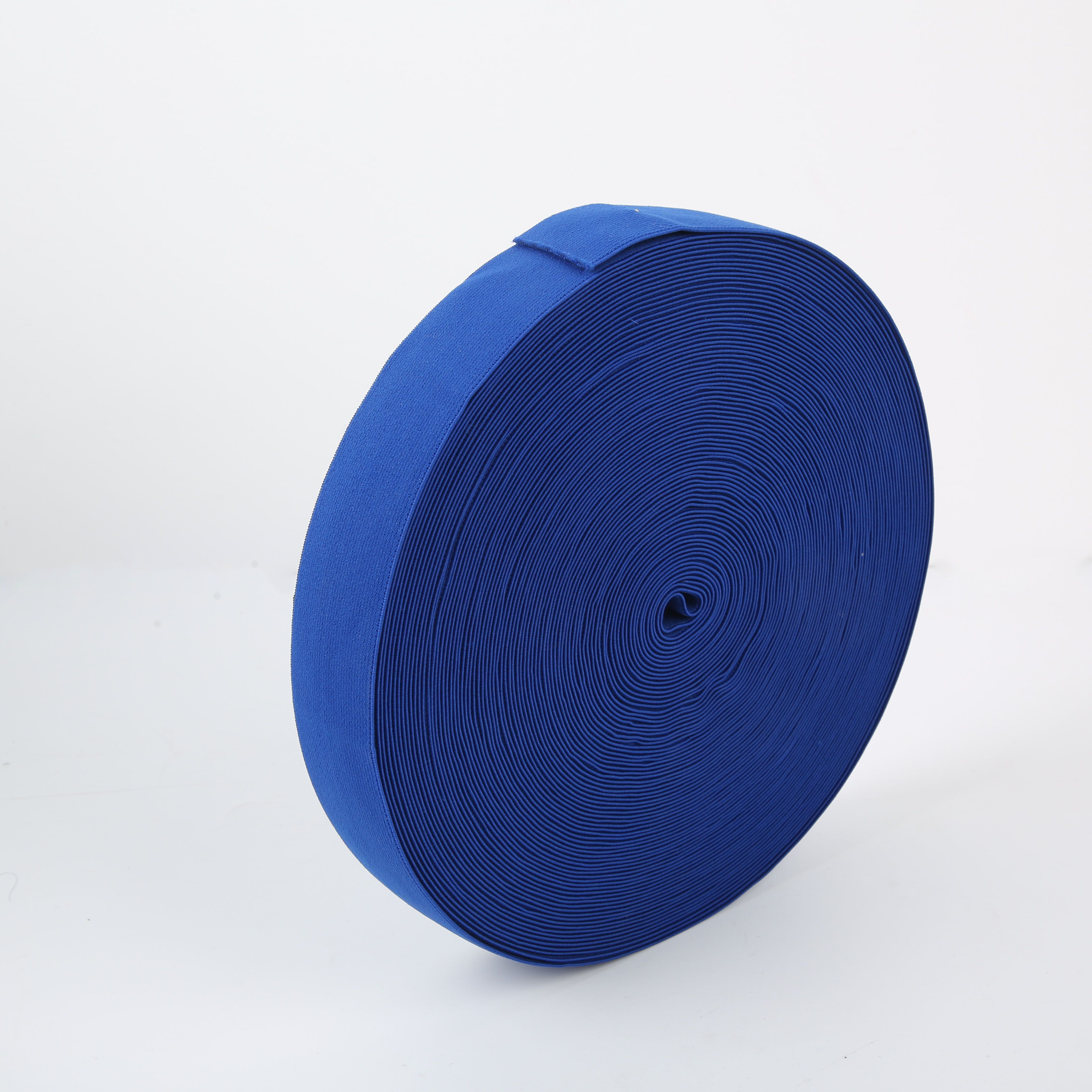 Blue Color Nylon Elastic Band 4cm Width thumbnail